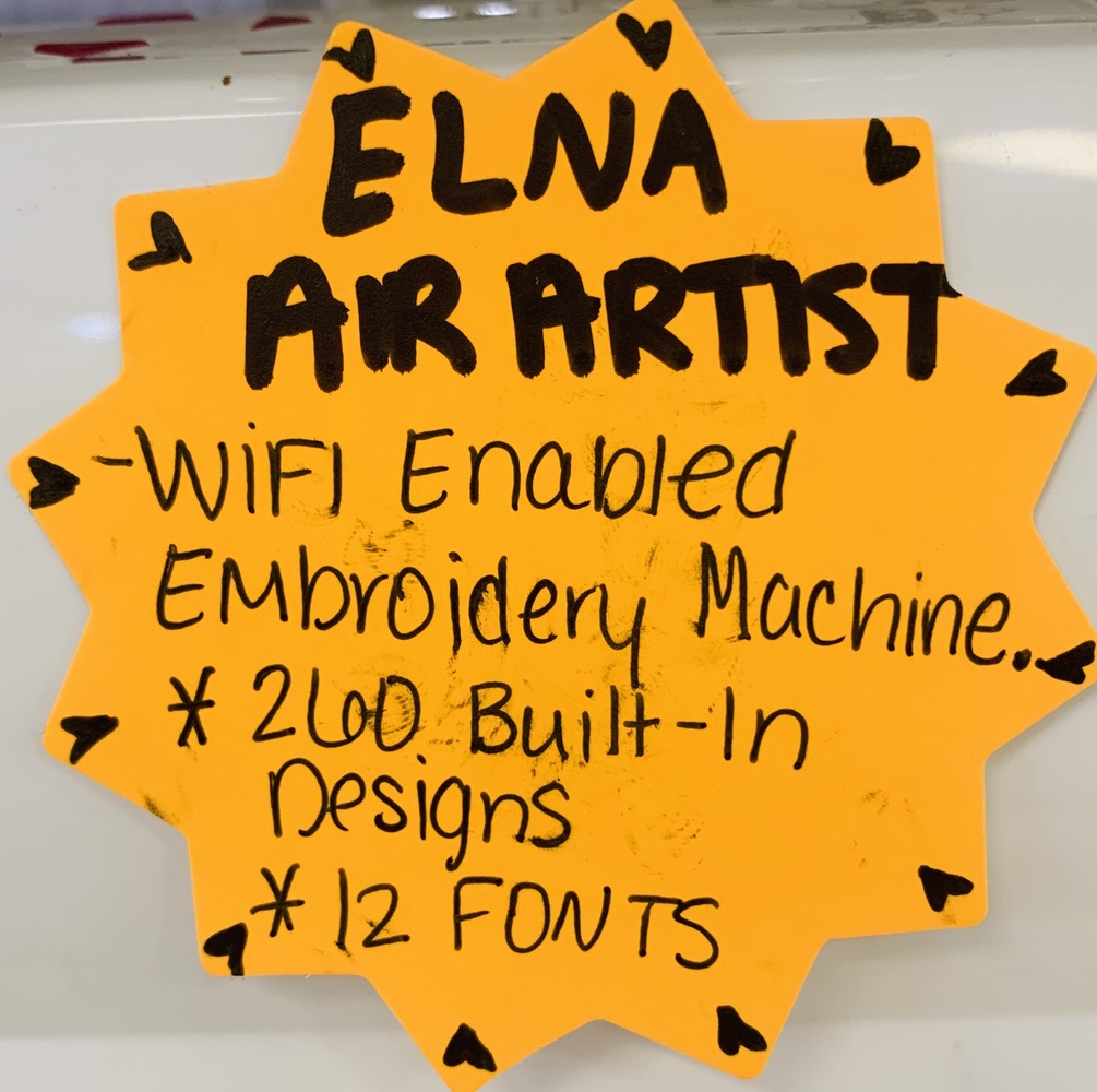 ELNA  521T AIR ARTIST EMBROIDERY MACHINE
