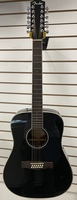 Fender CD160SE/12 Acoustic Electric 12-string Guitar Black