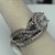 STERLING SILVER CZ BRIDAL SET SIZE 10