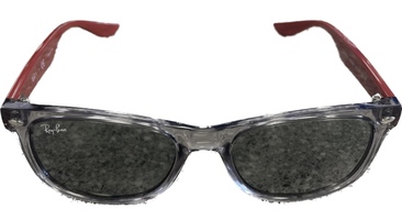 Ray-Ban RJ9052S Wayfarer Junior Sunglasses Transparant Gray/Gray Mirror Silver