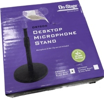 On-Stage DS7200 Desktop Microphone Stand Black