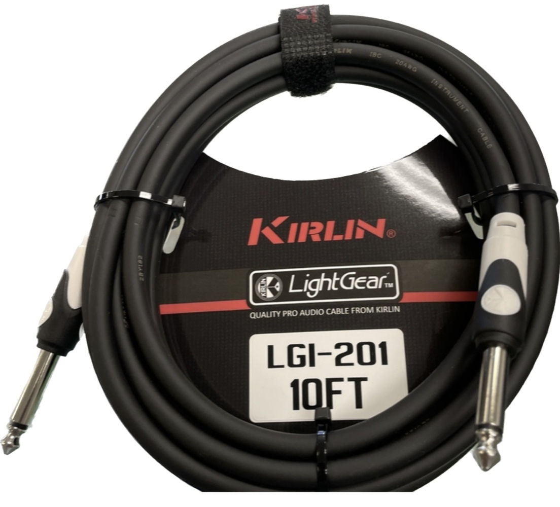 KIRLIN LGI-201 Pro Audio Cable 10'