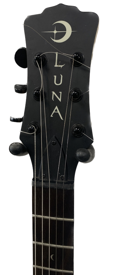 Luna Professional Etched-wood Solid-body Electric Guitar