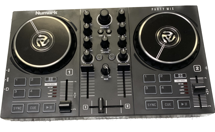 Numark Party Mix DJ Controller with Built-in Light Show