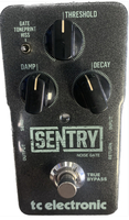 TC Electronic Sentry True Bypass Noise Gate Guitar Effects Pedal