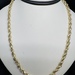 22'' 10K YELLOW GOLD ROPE NECKLACE