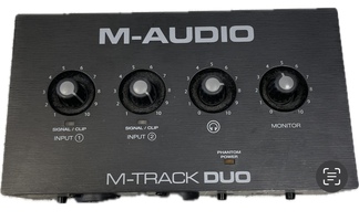 M-AUDIO M-TRACK DUO USB AUDIO INTERFACE