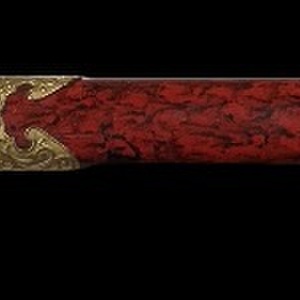 Red and Gold Double Sword w/ Sheath