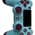 PS4 slim console complete with power cord and blue/purple dual toned controller