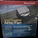 Honeywell Solar Powered Attic Fan