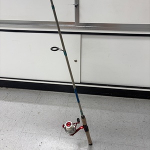 Shakespeare "CATCH MORE FISH" BLUE AND SILVER FISHING POLE