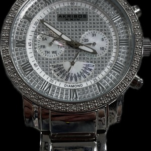 AKRIBOS XXIV MOTHER OF PEARL WRISTWATCH