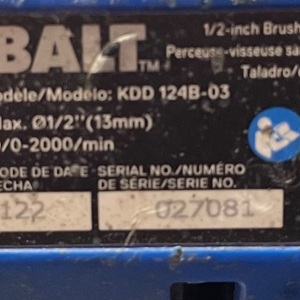 Tools Drill Kobalt KDD 1/2 IN BRUSHLESS DRILL/DRIV