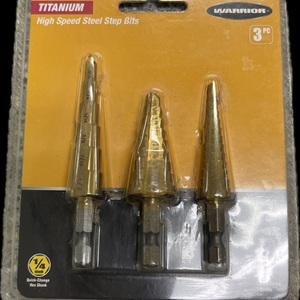 Warrior 91616 high speed step bit set