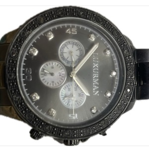 Luxurman Stainless Steel Wristwatch