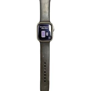 Apple Watch Series 8  – Silver Aluminum Case with Black Sport Band