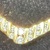  14K YELLOW GOLD COLLAR NECKLACE WITH V SHAPED DESIGN WITH DIAMONDS 16 INCHES