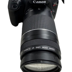 CANON EOS REBEL T100 WITH 2 LENSES AND CHARGER
