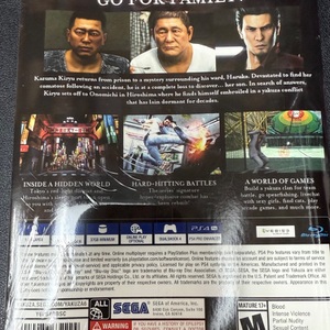 PS4 YAKUZA 6 GAME SEALED ESSENCE OF ART EDITION