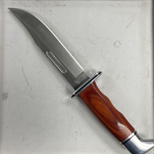 Buck 119 DymaLux Cocobolo Heritage with Leather Sheath