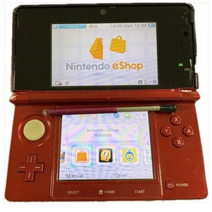 Nintendo 3D DS BLAZE RED CTR-001(USA)