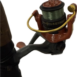RMGEAR ZEBCO SPLASH REEL WITH ORANGE SINKER AND HOOK