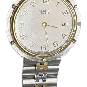 HERMES Silver and Gold wrist watch