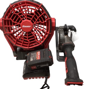 BAUER  TOOL SET 20V 4.5 Circular Saw and 20V Portable Fan