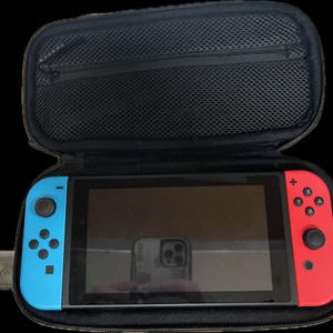NINTENDO SWITCH WITH DOCK AND TRAVEL CASE