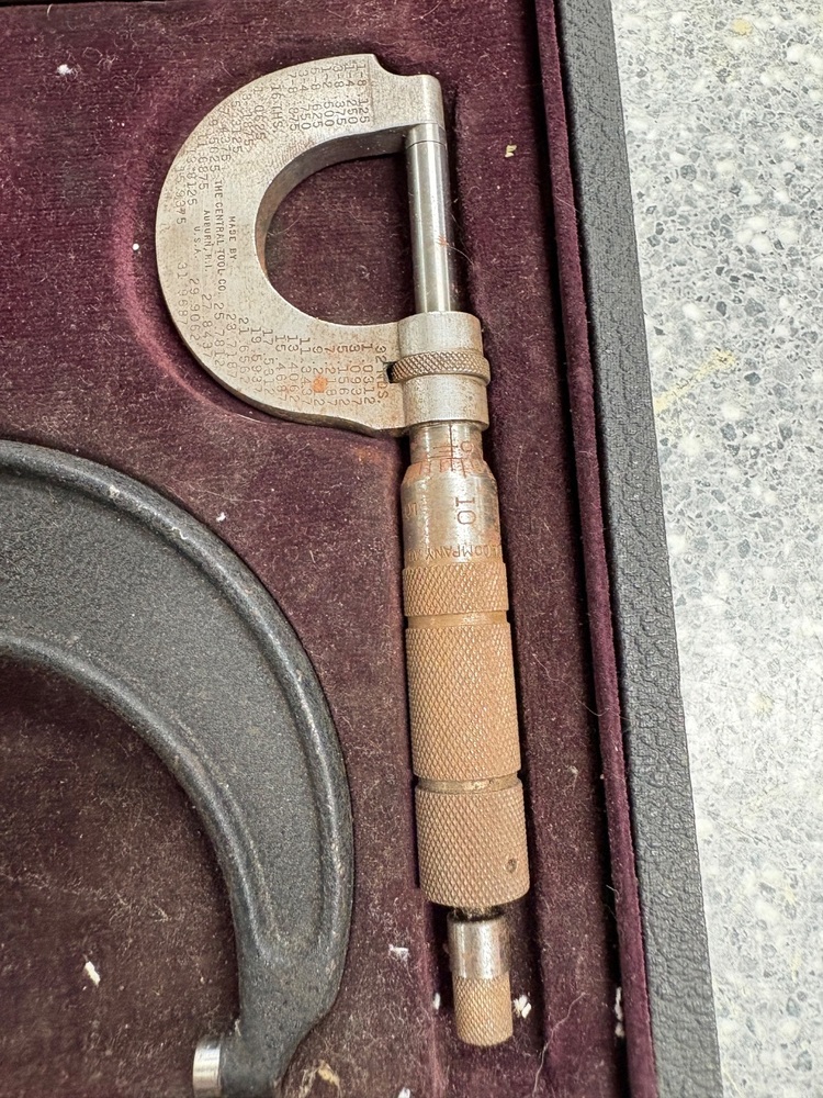 THE CENTRAL TOOL CO. MICROMETER TOOL SET | Pawn Express of Troy
